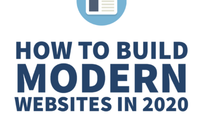 How to build modern Websites in 2020?